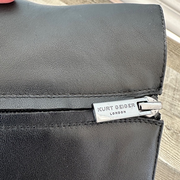 Kurt Geiger Black Eye Embellished Heeled Boots - Picture 6 of 8